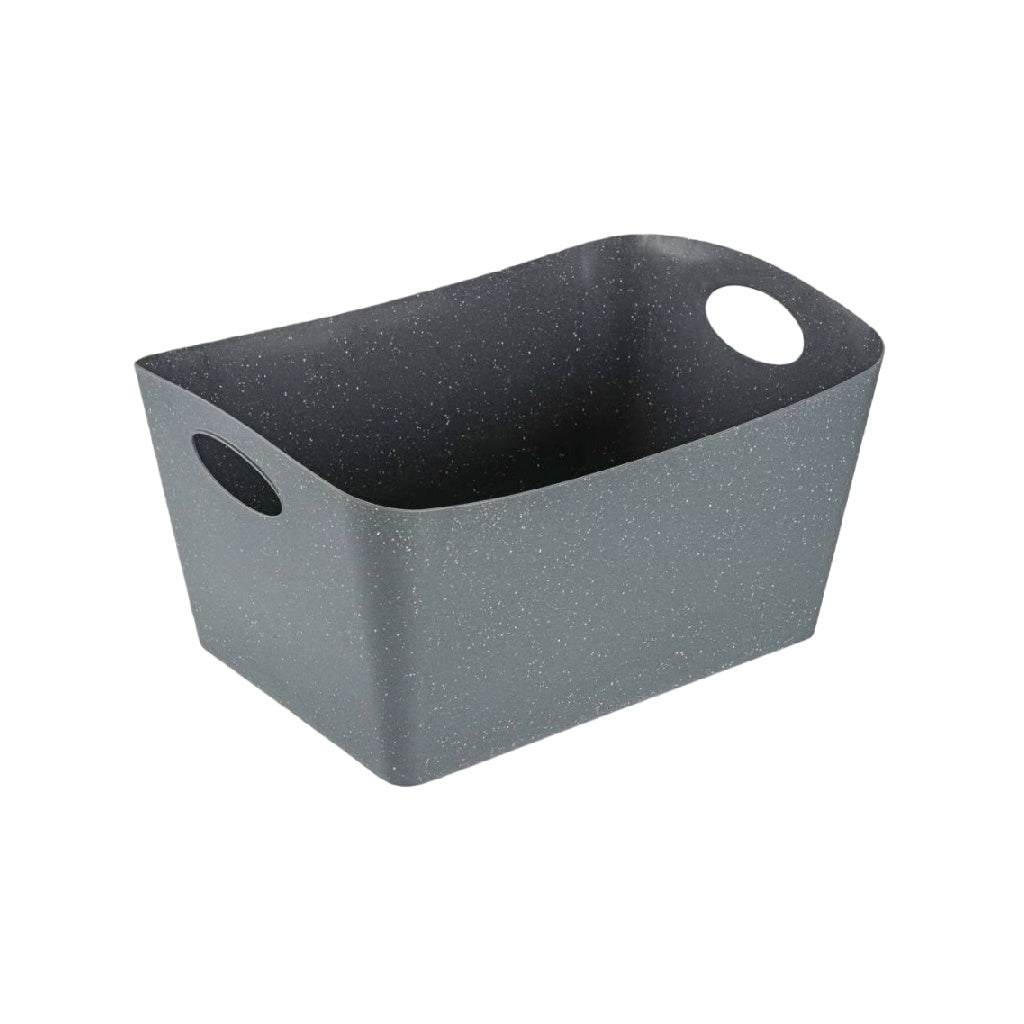 Caja organizadora rectangular con asas integradas (14 × 9 in)