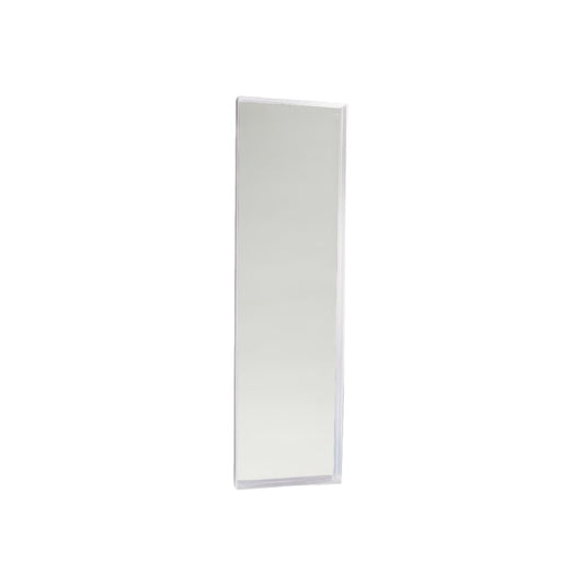 Espejo rectangular vertical de pared sin marco con borde pulido (63 × 16 in)